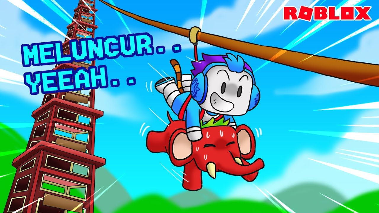 AKU PANJAT BASE BRAINROT TERTINGGI DI DUNIA DAN CURI OG STRAWBERRY ELEPHANT DI ROBLOX!!
