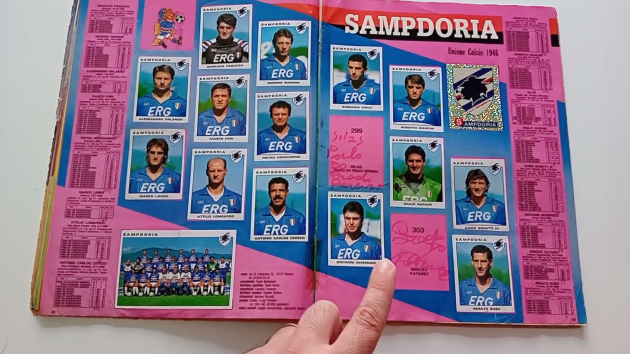 Calciatori Panini 1991-1992