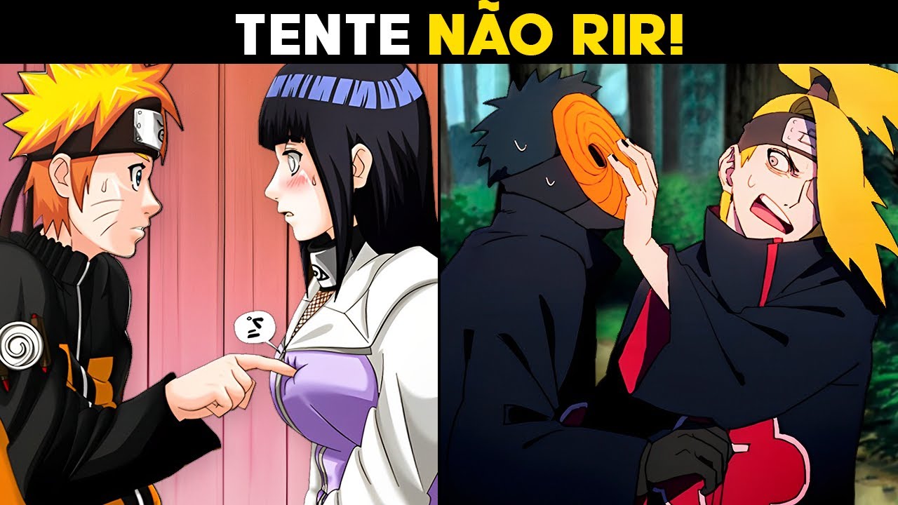 6 MOMENTOS MAIS ENGRAÇADOS EM NARUTO | TENTE NÃO RIR