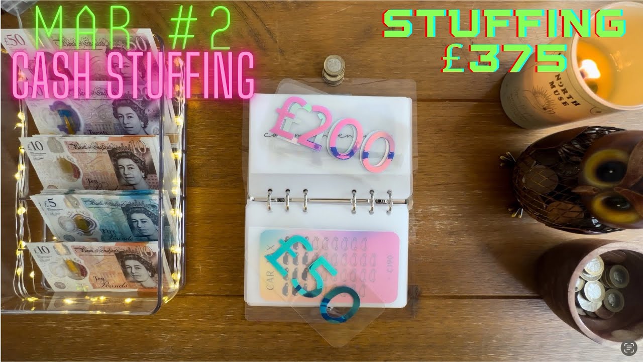 MARCH #2 CASH ENVELOPE STUFFING | STUFFING £375 | ENVELOPES & CHALLENGES | UK CASH STUFFING