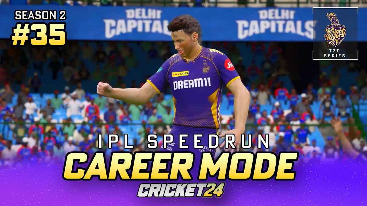 IPL Speedrun - Cricket 24 Career Mode #35