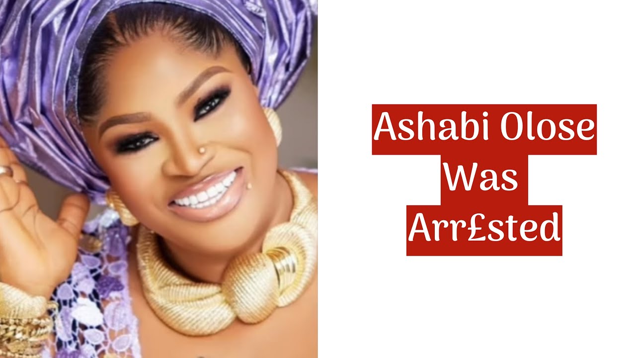 ASABI OLOSE WAS ARR£STED BY NAFDAC