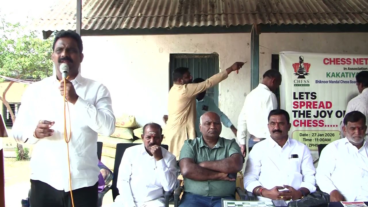 Chess Network Team I Chess Distrubution at Bhiknoor, Kamareddy Dist I