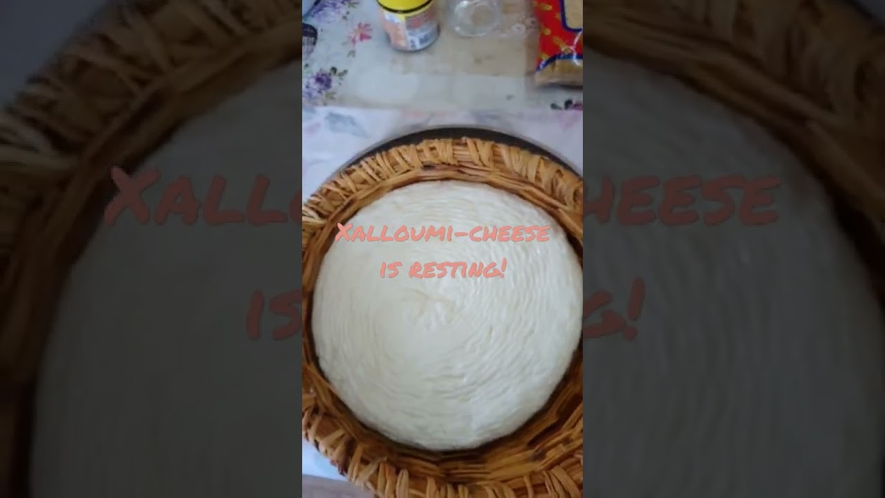 Halloumi cheese is resting! #newchannel #howto# lunch #starter