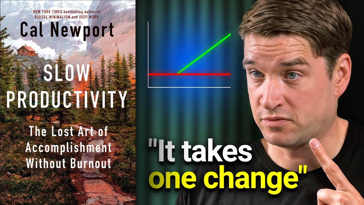 Slow Productivity Summary (Cal Newport): Stop Burnout & Achieve More With This 3-Pillar Philosophy 🏆