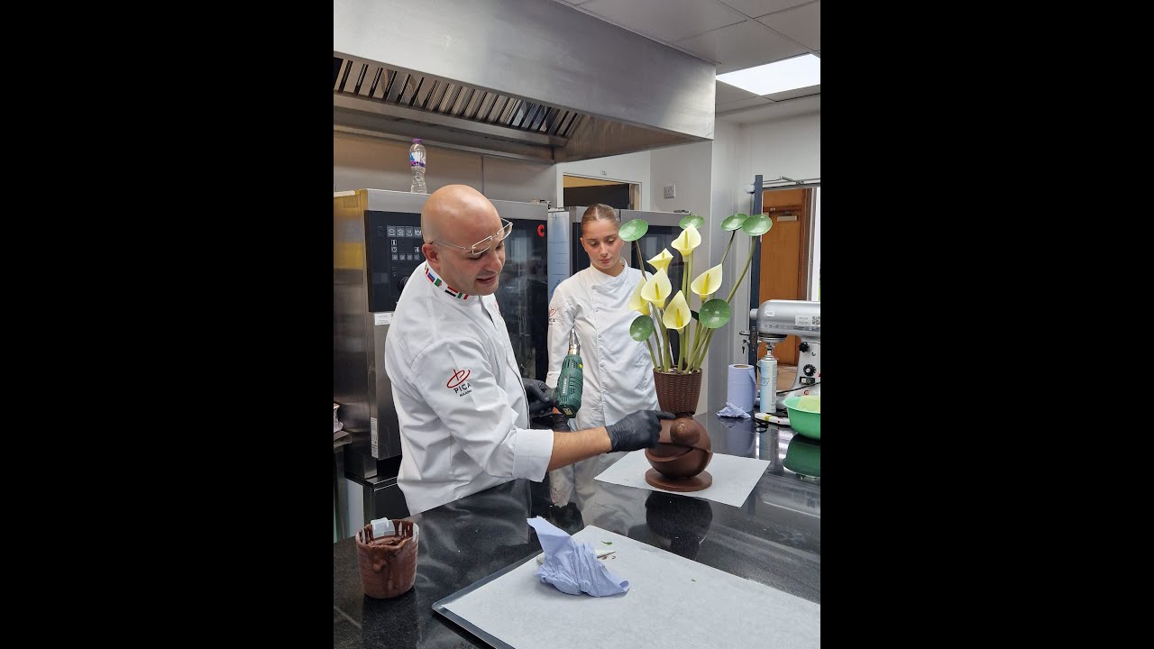 MASSIMO PICA WORLD PASTRY CUP CHAMPION MAKING CHOCOLATE SHOWPIECE OCT 2024 CCA #amazing #chocolate