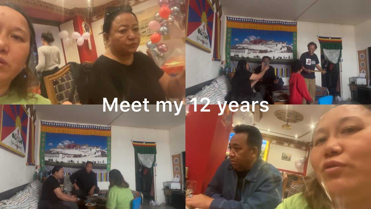 Surprise meet our aunt after 12 ans#tibetanvlogger #tibetanvolgger #viral 