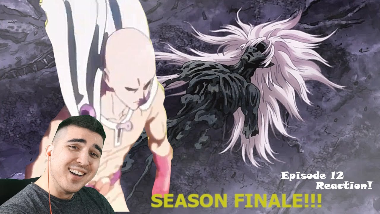 SAITAMA'S A GOD!!!! ONE PUNCH MAN EPISODE 12 REACTION! SEASON FINALE!! ( 