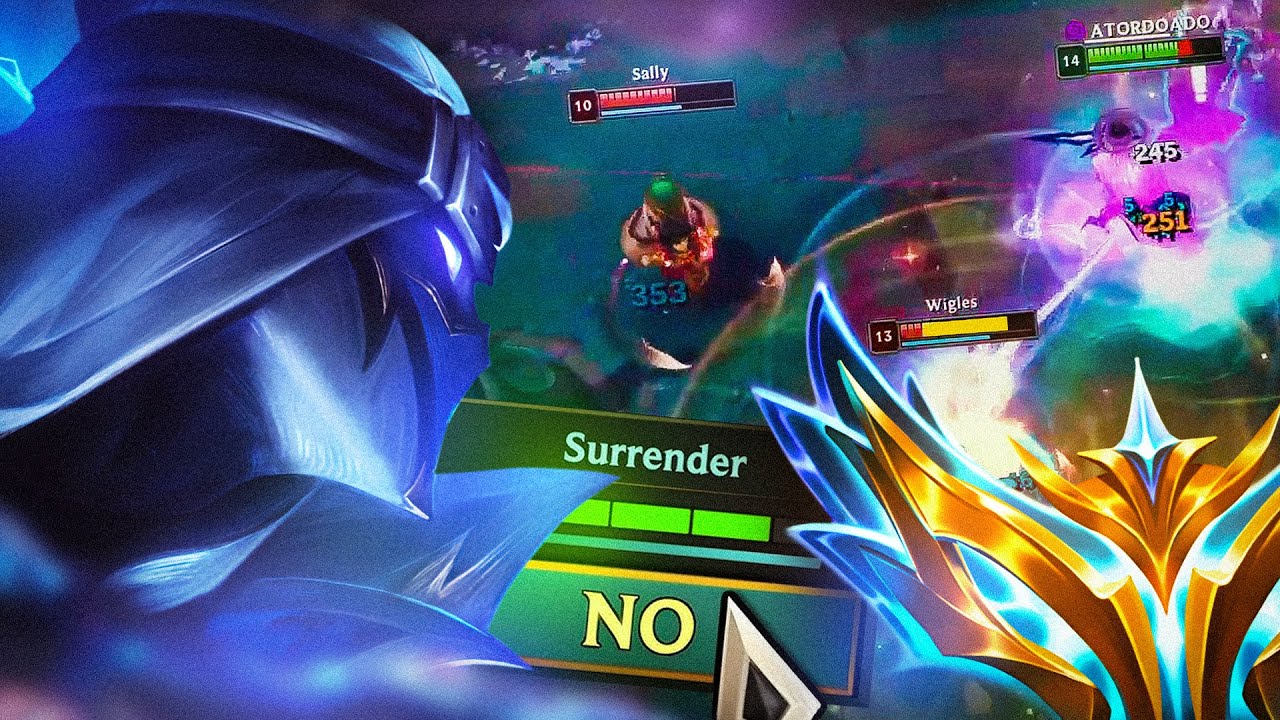 Como um CHALLENGER KASSADIN  vira  jogos IMPOSSIVEIS...