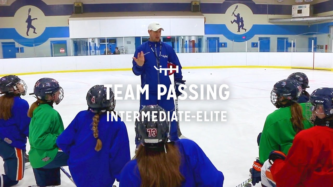 Neutral Zone Partner Passing Drill