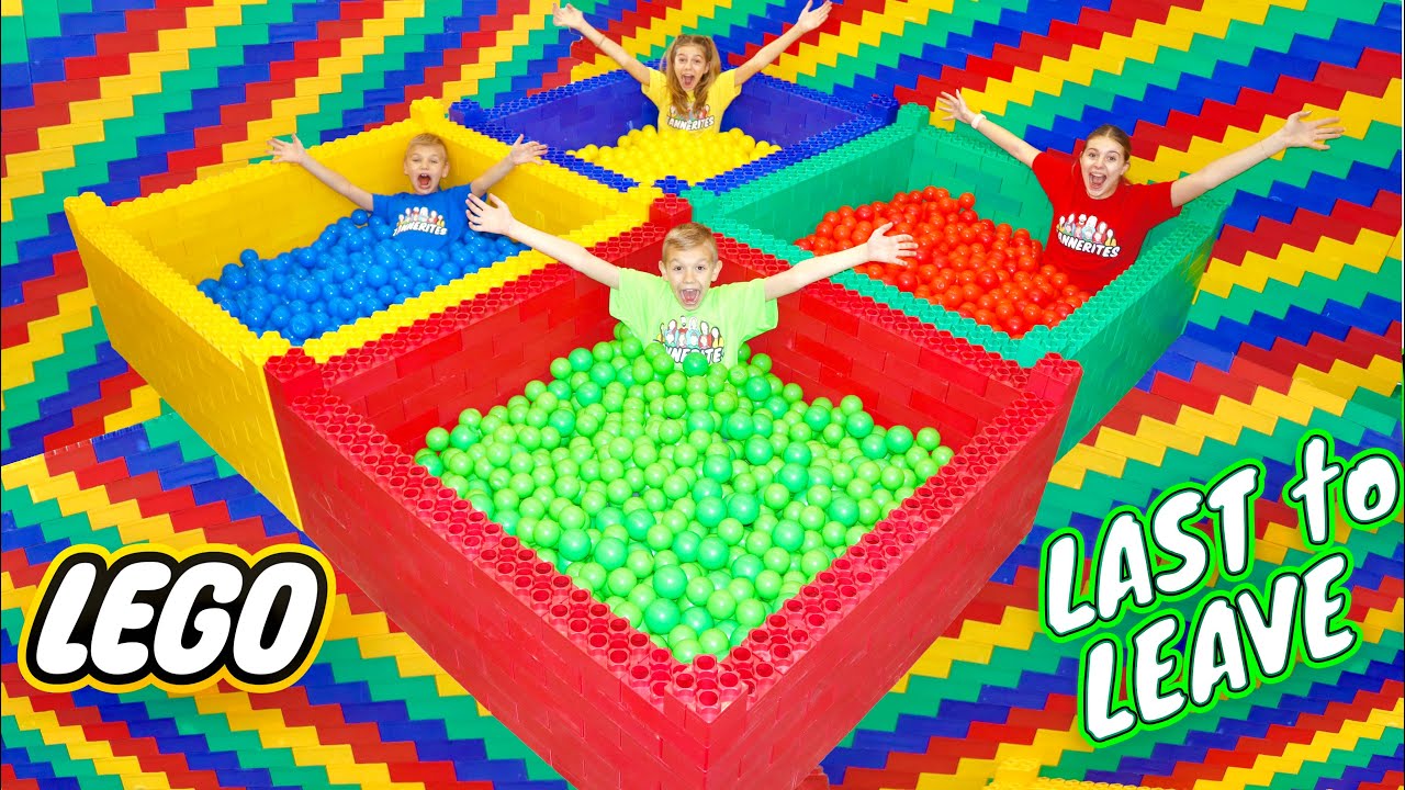 Last To LeaVe The LeGo Ball PiT PooL In My ColoR! With TemPtaTionS!
