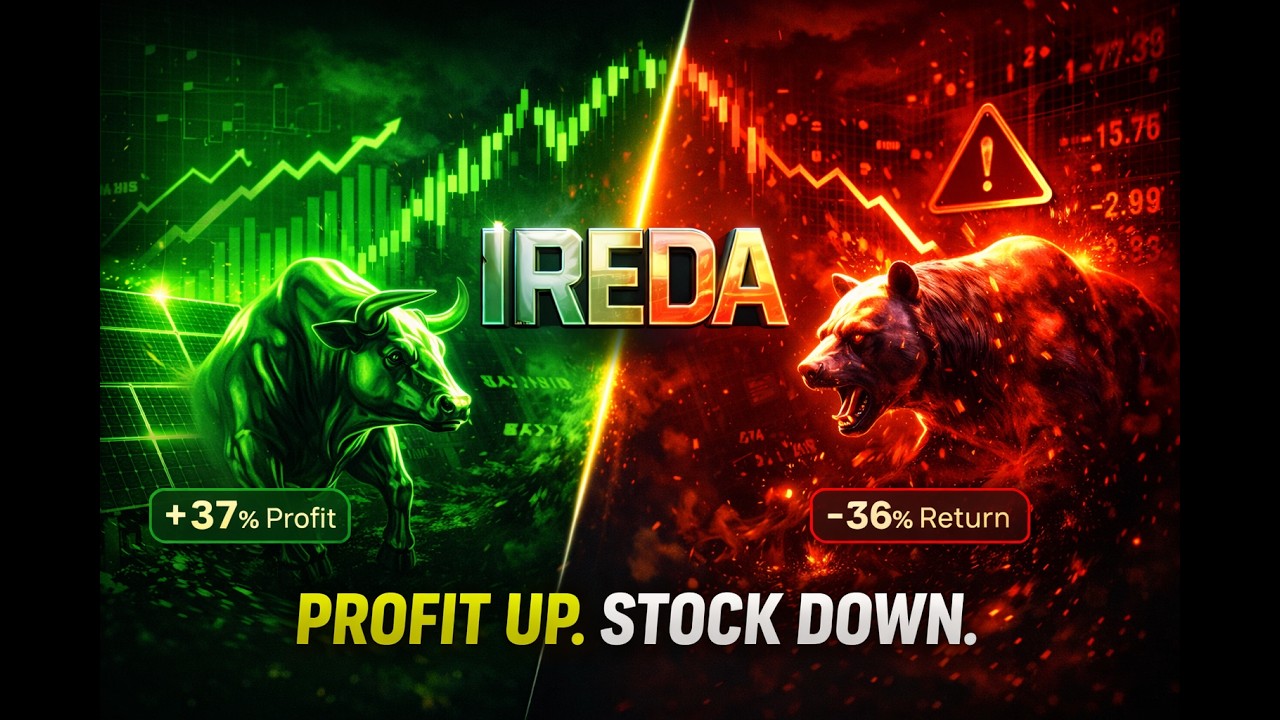 IREDA Stock: 37% Profit Jump but 36% CRASH? 🚨 | The Green Energy Paradox