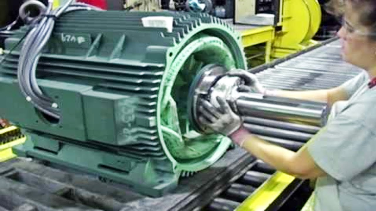 COMO se HACEN los MOTORES EL&Eacute;CTRICOS en la F&Aacute;BRICA | Como FUNCIONA un MOTOR EL&Eacute;CTRICO