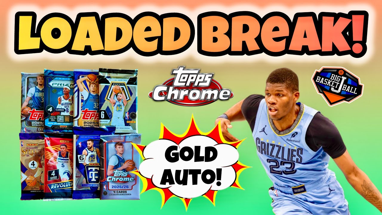 *LOADED BREAK!* 35+ Packs! Topps Chrome GOLD Rookie ON-CARD Auto! 🔥 TONS Of Serial #&rsquo;d Cards & More!