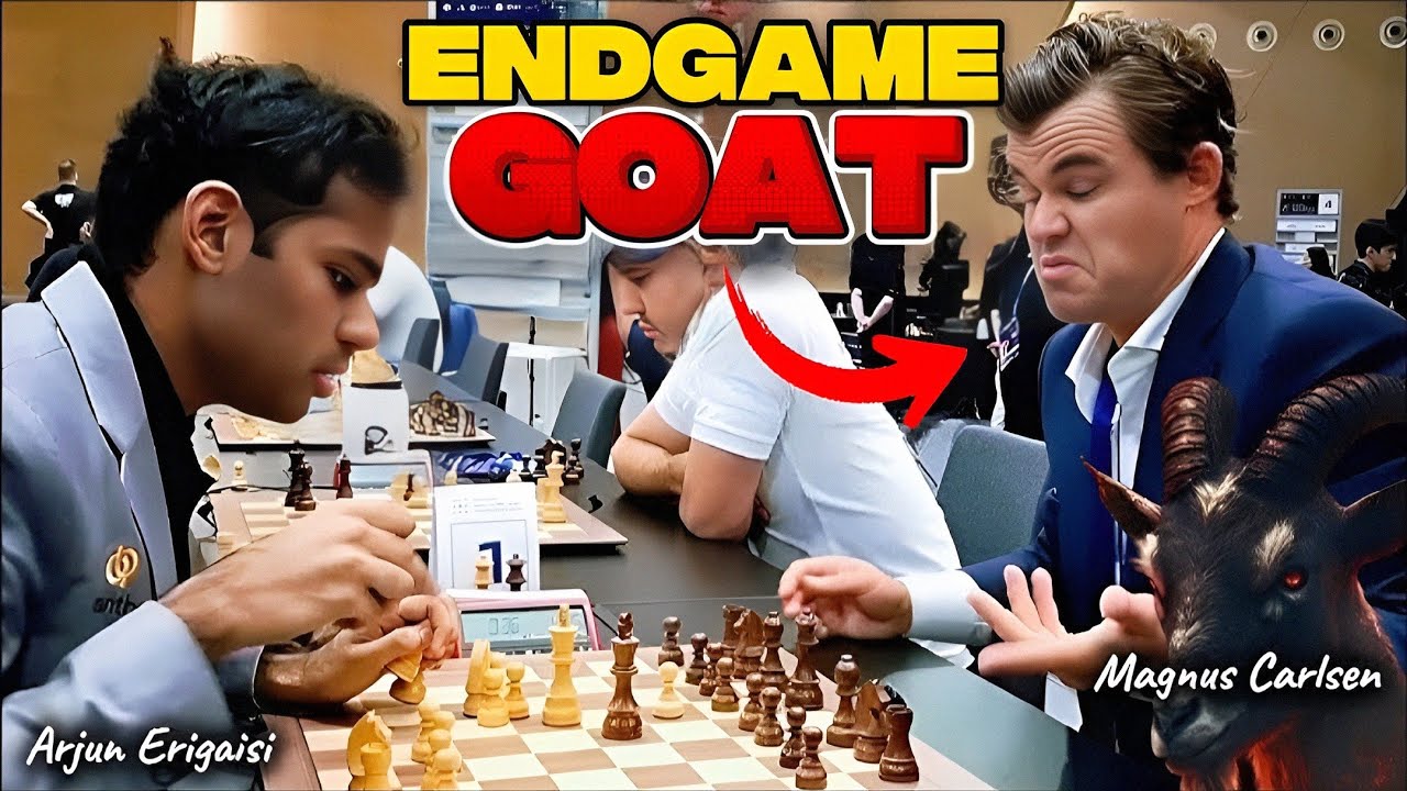 Arjun Erigaisi VS Magnus Carlsen || Worle Rapid Team Championships 2024, Round 1