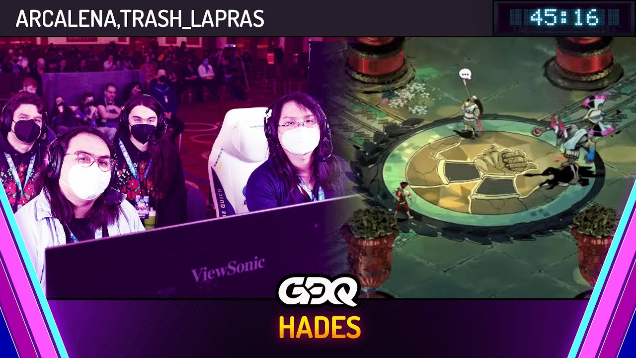 Hades by arcalena and trash_lapras in 45:16 - Awesome Games Done Quick 2024