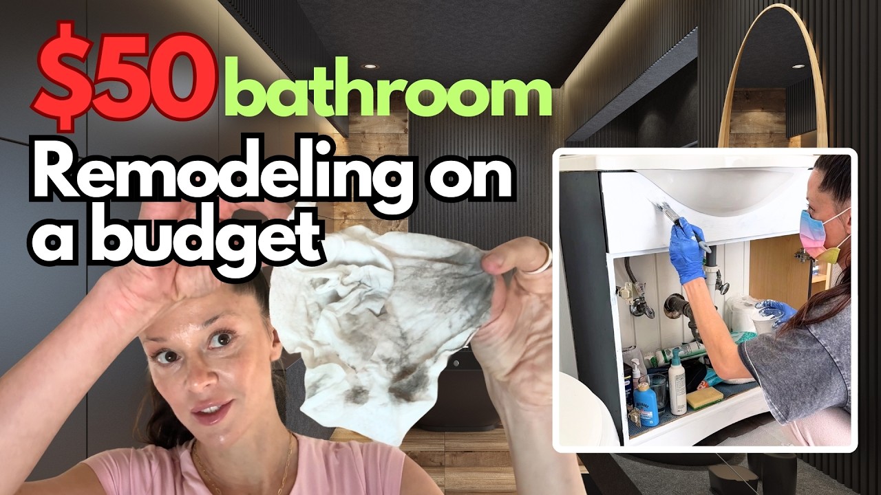 $50 BATHROOM REMODELING | Home Decor on a Budget