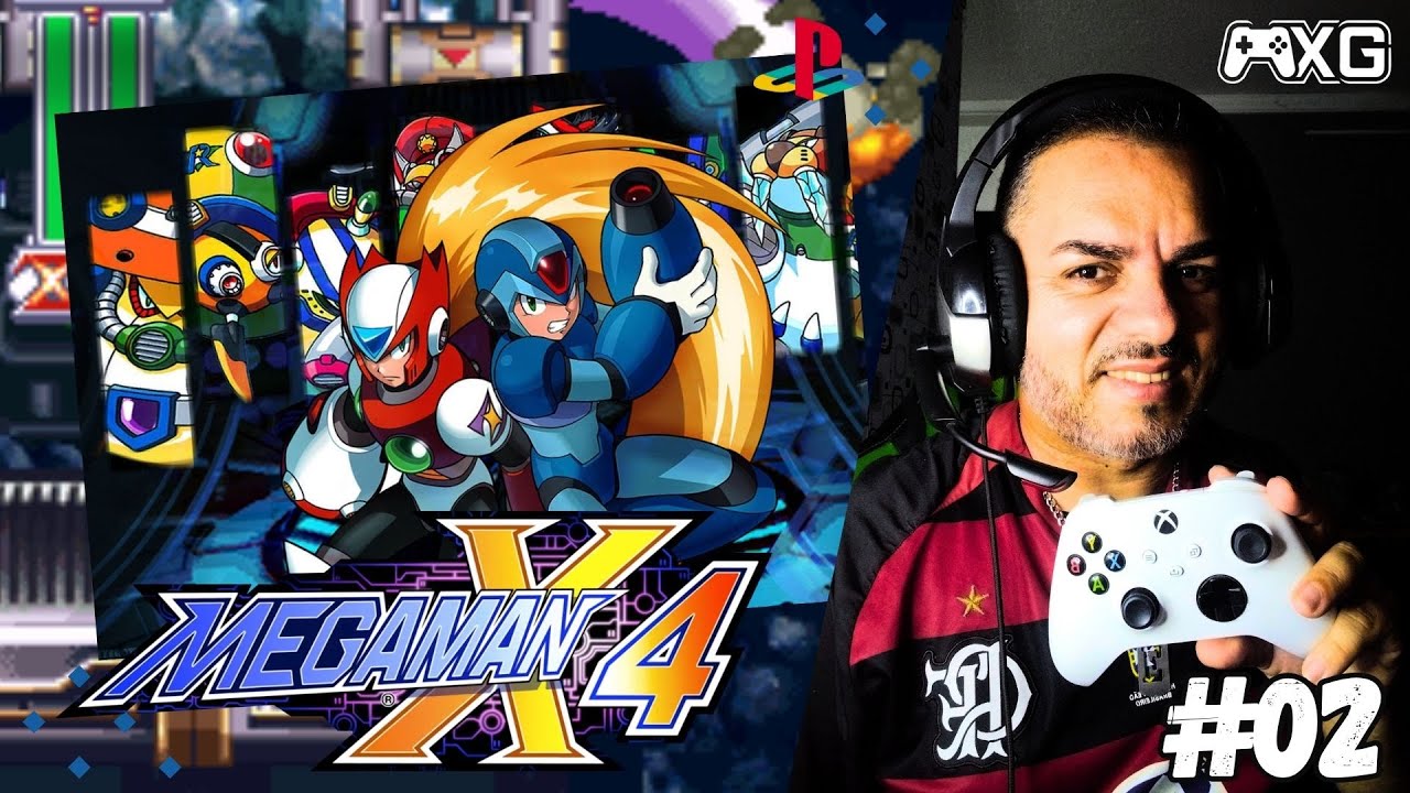 Mega Man X4 - Gameplay - PS1 #02 - Português PT BR