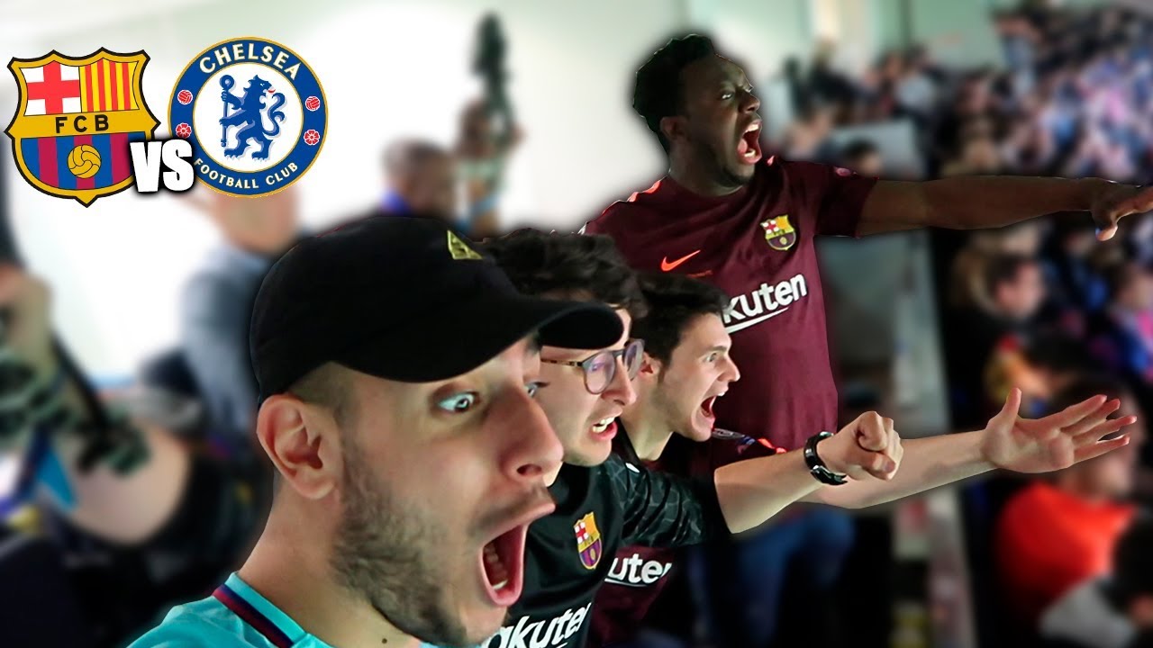 LA &Eacute;LITE EN EL CAMP NOU (EN PRIMERA CLASE) BARCELONA 3-0 CHELSEA CHAMPIONS LEAGUE