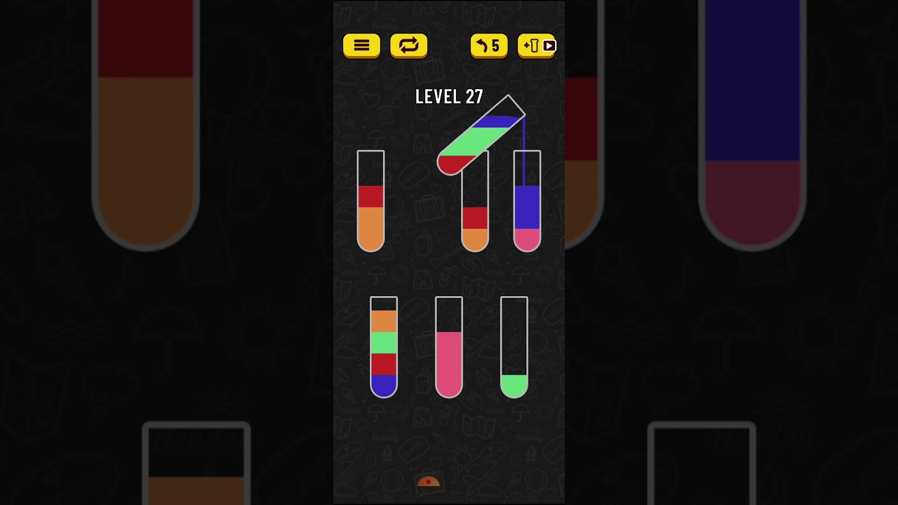 water sort puzzle level 27
