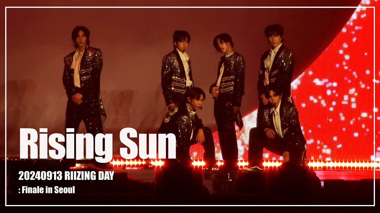 240913 'RIIZING DAY' Finale in Seoul 라이즈(RIIZE) 팬콘 - Rising Sun (라이징선)