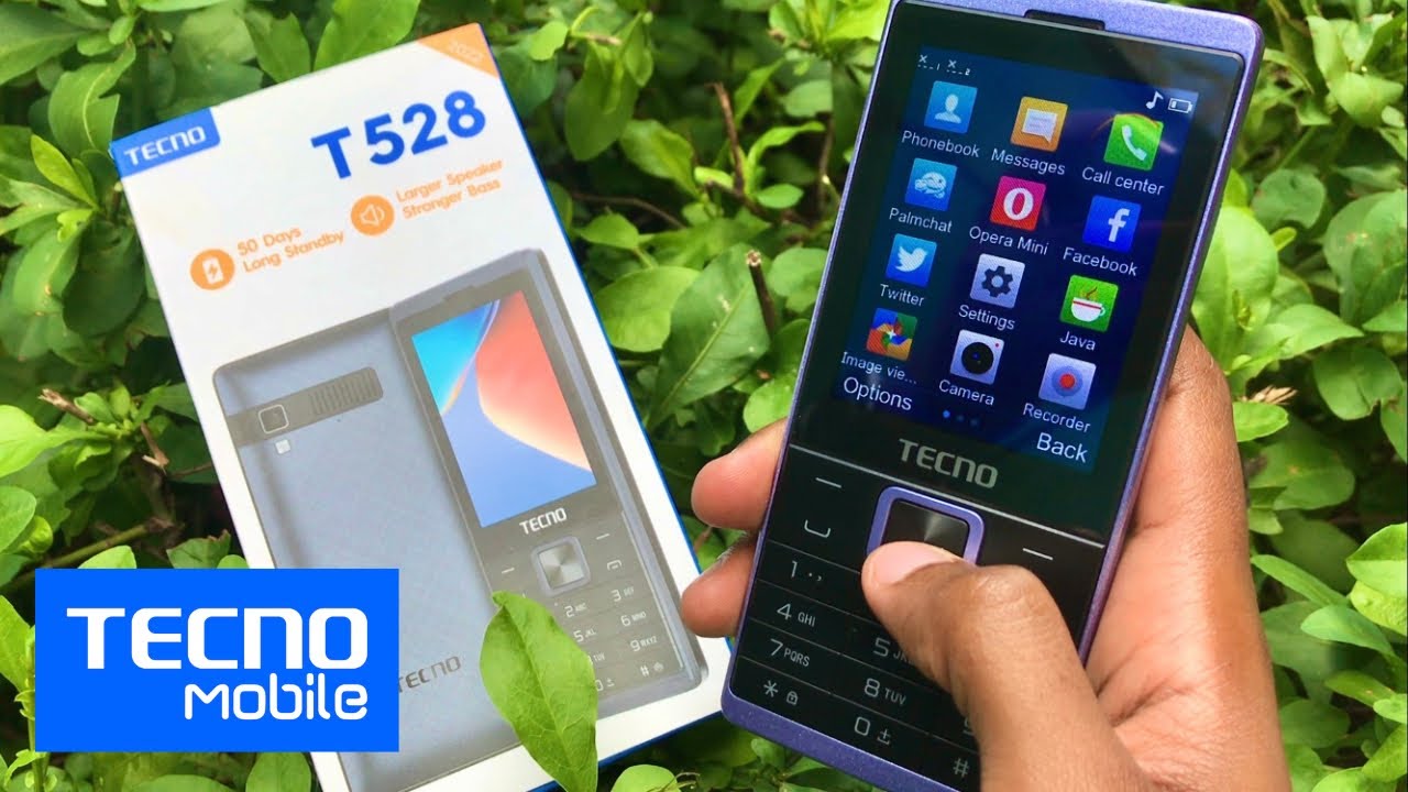 Распаковка TECNO T528 | WhatsApp, Twitter, Facebook и 50 дней работы от батареи