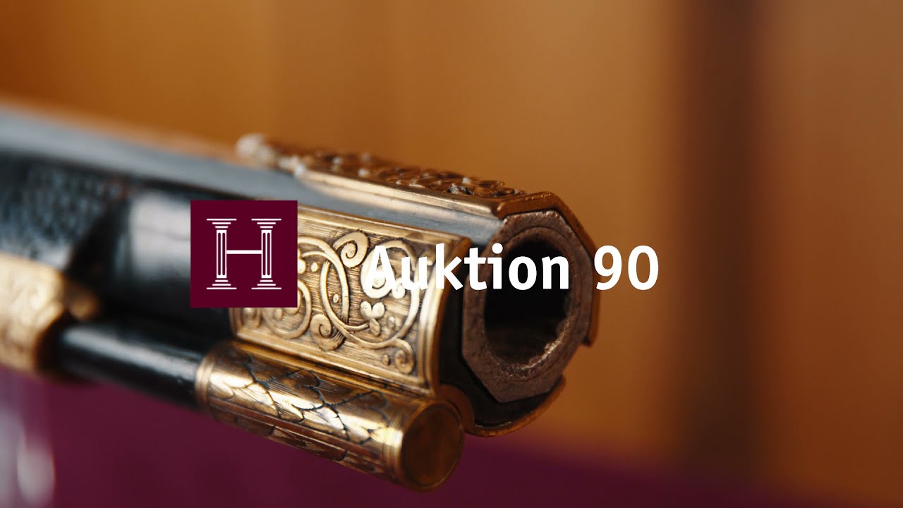 A Austrian deluxe hunting wheellock rifle by the Master of the Animal-head Scroll, circa 1640/50