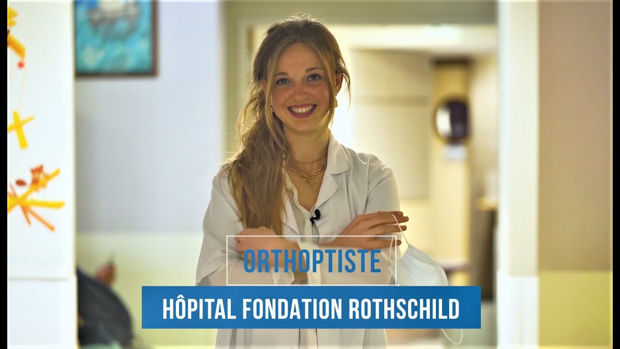 Portrait de Mathilde, orthoptiste, à l'Hôpital Fondation Rothschild
