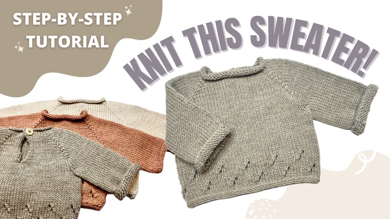 ПРОСТОЙ РУКОВОДСТВО: как связать простой детский свитер