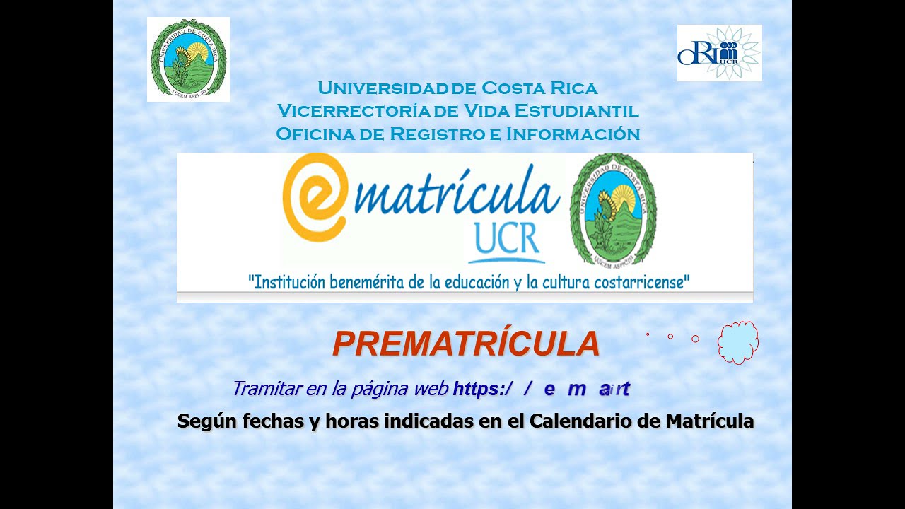 2  Prematr&iacute;cula
