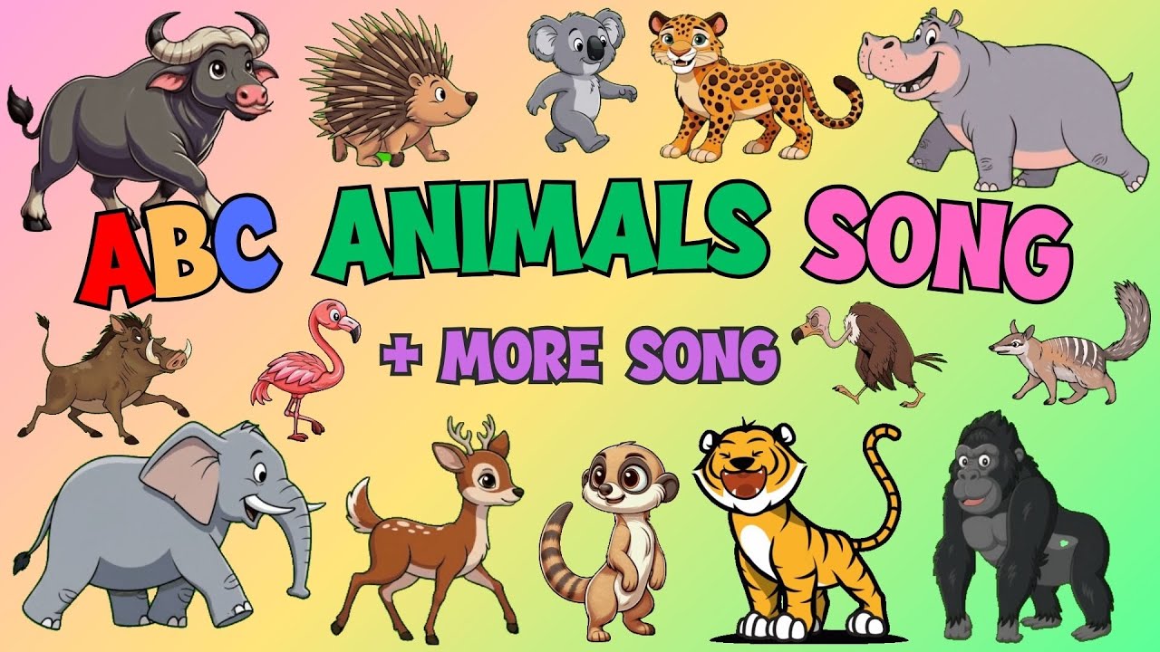 ABC Animals Alphabet Song for Kids | Learn Alphabet with Wild Animal Sounds | Little Puppy Learn