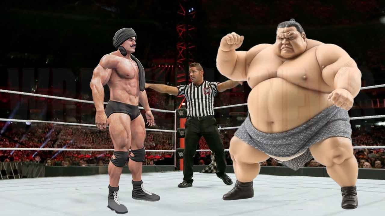 60 Mintues Iron Man Match - Dara Singh vs Sumo