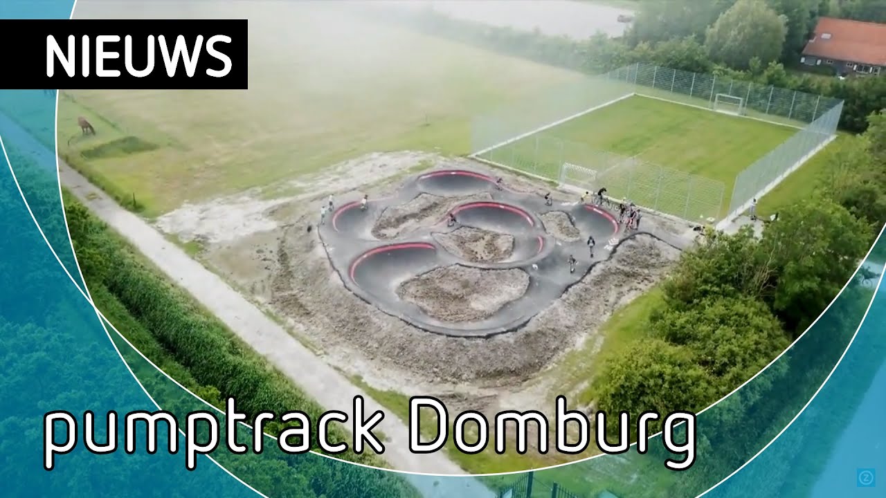 Nieuwe pumptrack Domburg is schot in de roos