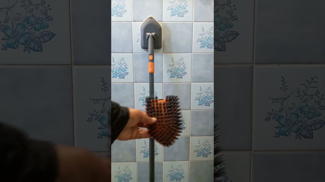 CLEANHOME Tile Scrubber Makes Cleaning The Tough Stains In My Bathroom So Much Easier
