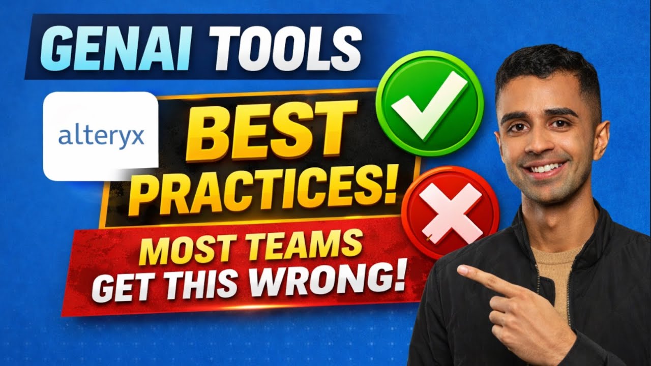 Alteryx Gen AI Tools Best Practices