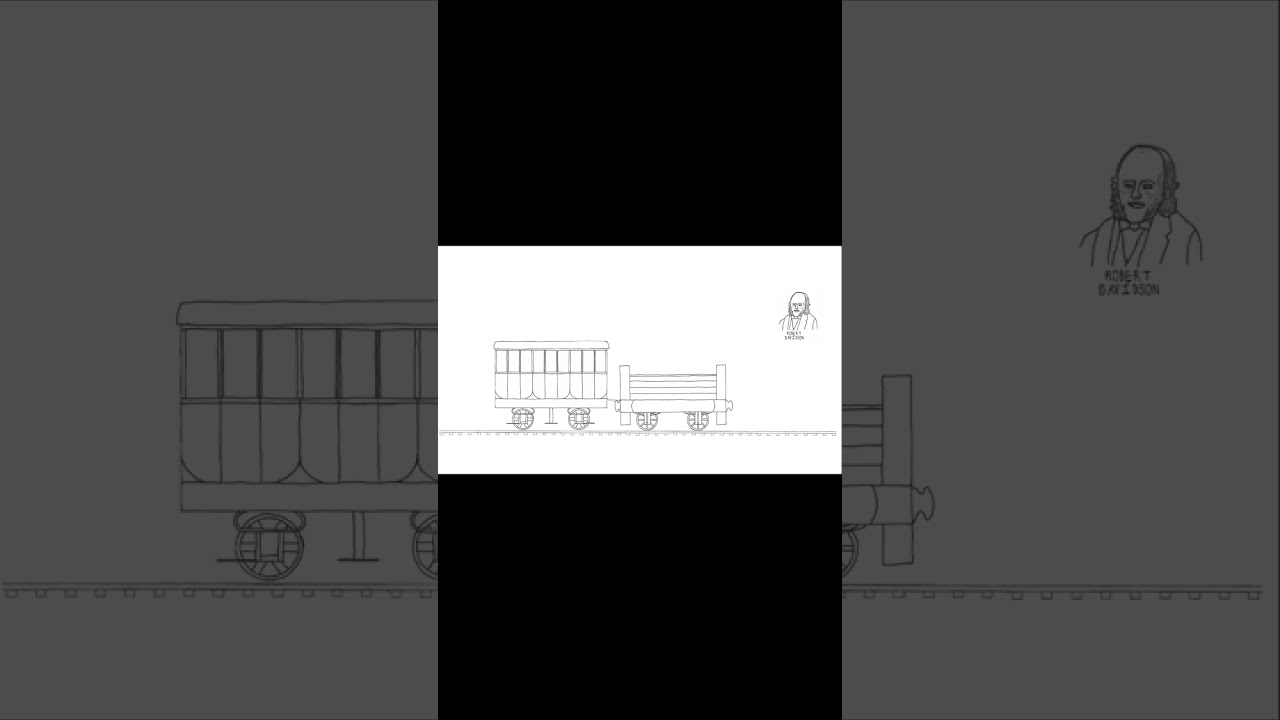 History of First Electric Train in the UK | Hand Drawn History