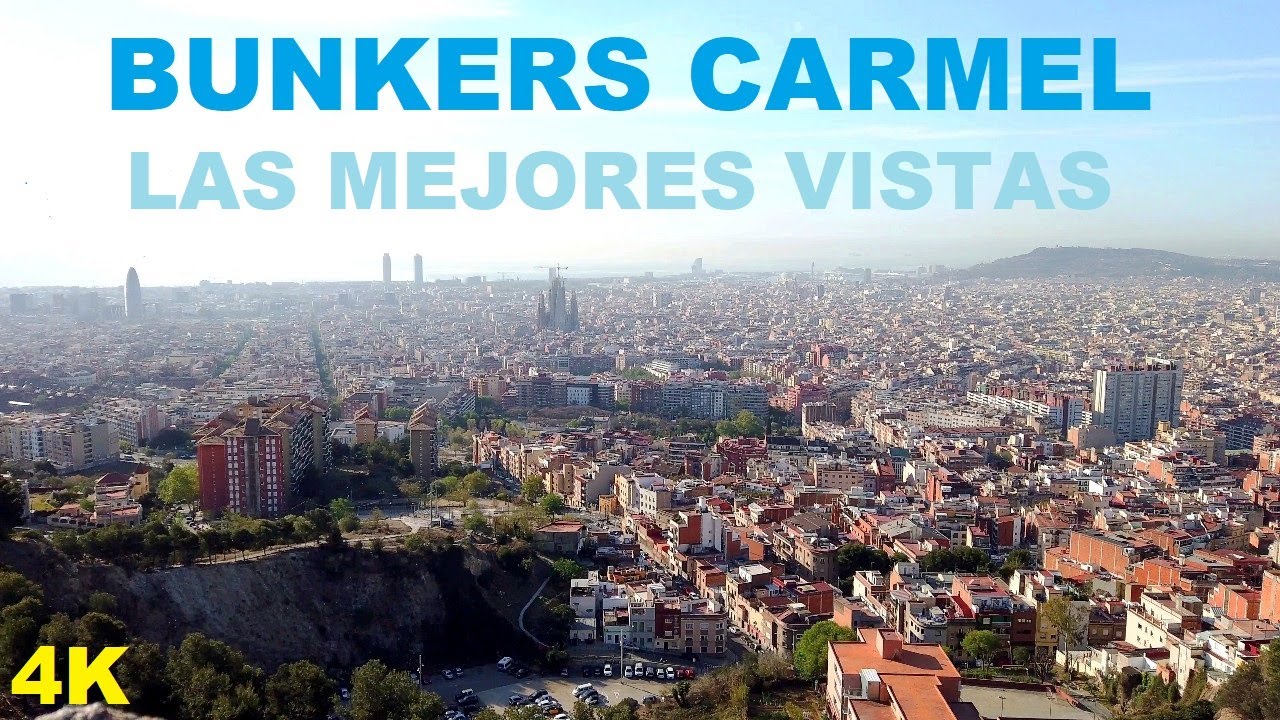 Barcelona Bunkers del Carmel - La mejor Vista de Barcelona 2023 Spain Trip 4K
