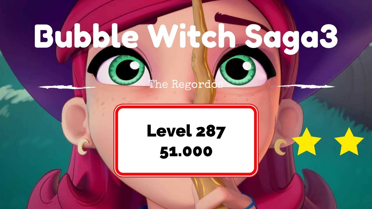 Bubble Witch 3 Level 287 - No Boosters