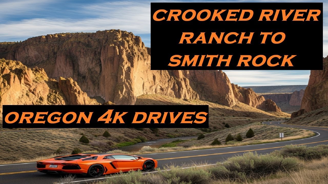 Crooked River Ranch to Smith Rock | 4k Drive | Eastern Oregon