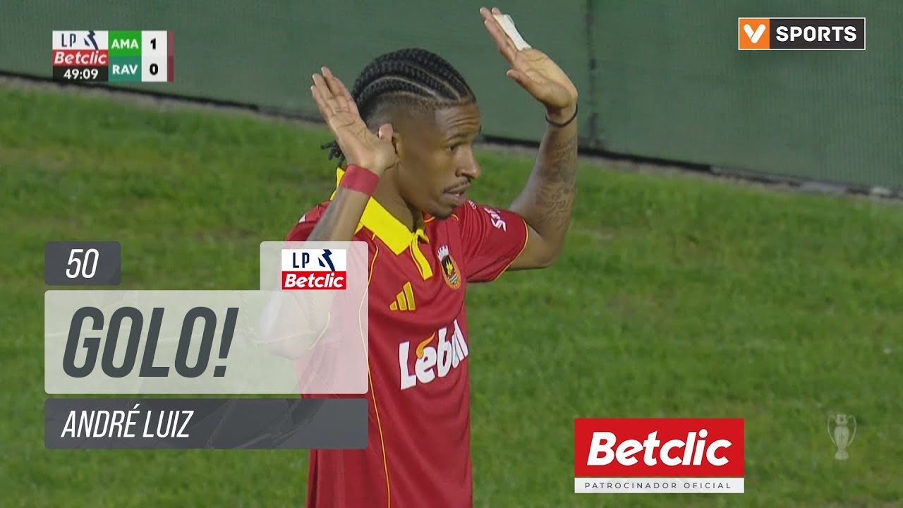 Golo Andr&eacute; Luiz: Estrela Amadora 1-(1) Rio Ave (Liga 25/26 #9)