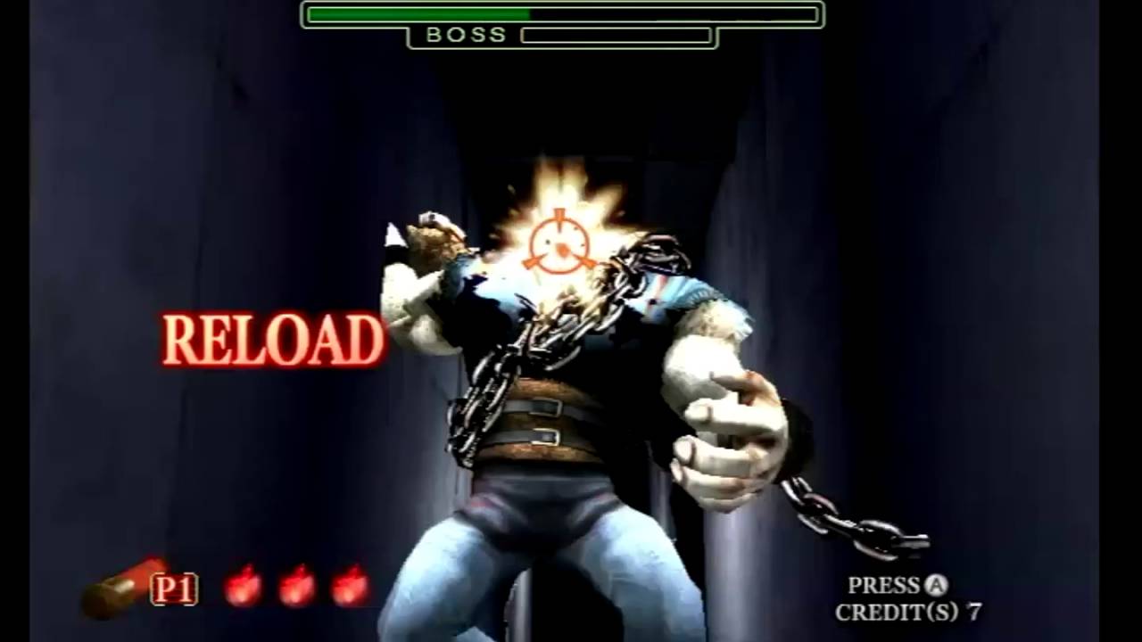 House Of The Dead 3 Red Blood Arcade Mode Very Hard Difficulty Wii