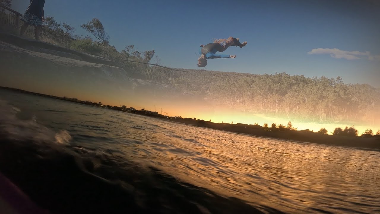 Average Day In Australia | Cliff Jumping and Sunset Surf