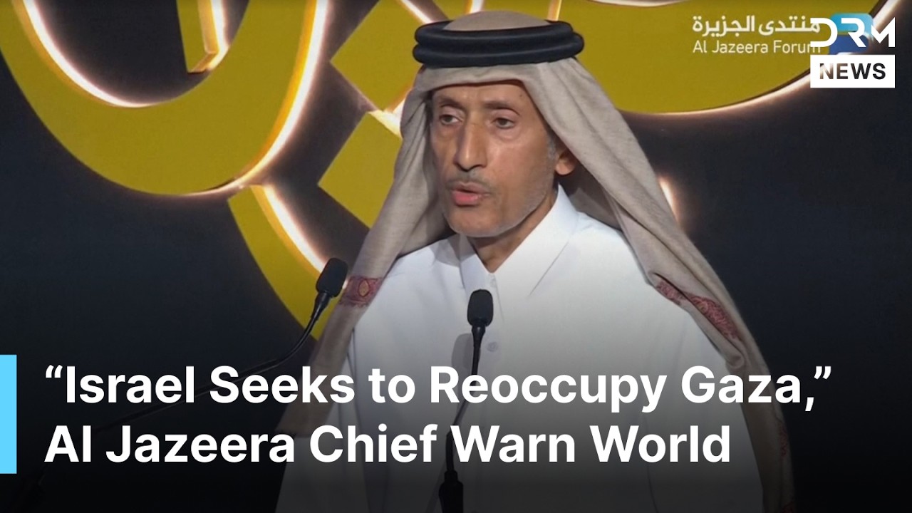 JUST IN: Al Jazeera Chief Sheikh Nasser Labels Gaza “Genocide” and Criticizes Israeli Actions | AC1B