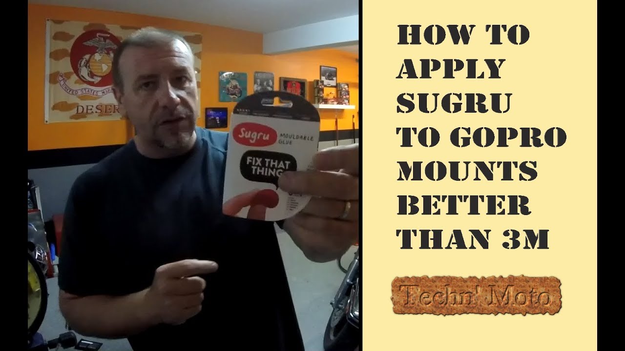 Sugru For GoPro Mounts- They Will Never Fall Off Again | Techn' Moto