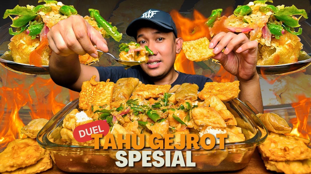 LAMBUNG MENJERIT😱‼️MUKBANG TAHU GEJROT PORSI SEGUNUNG PAKAI GORENGAN