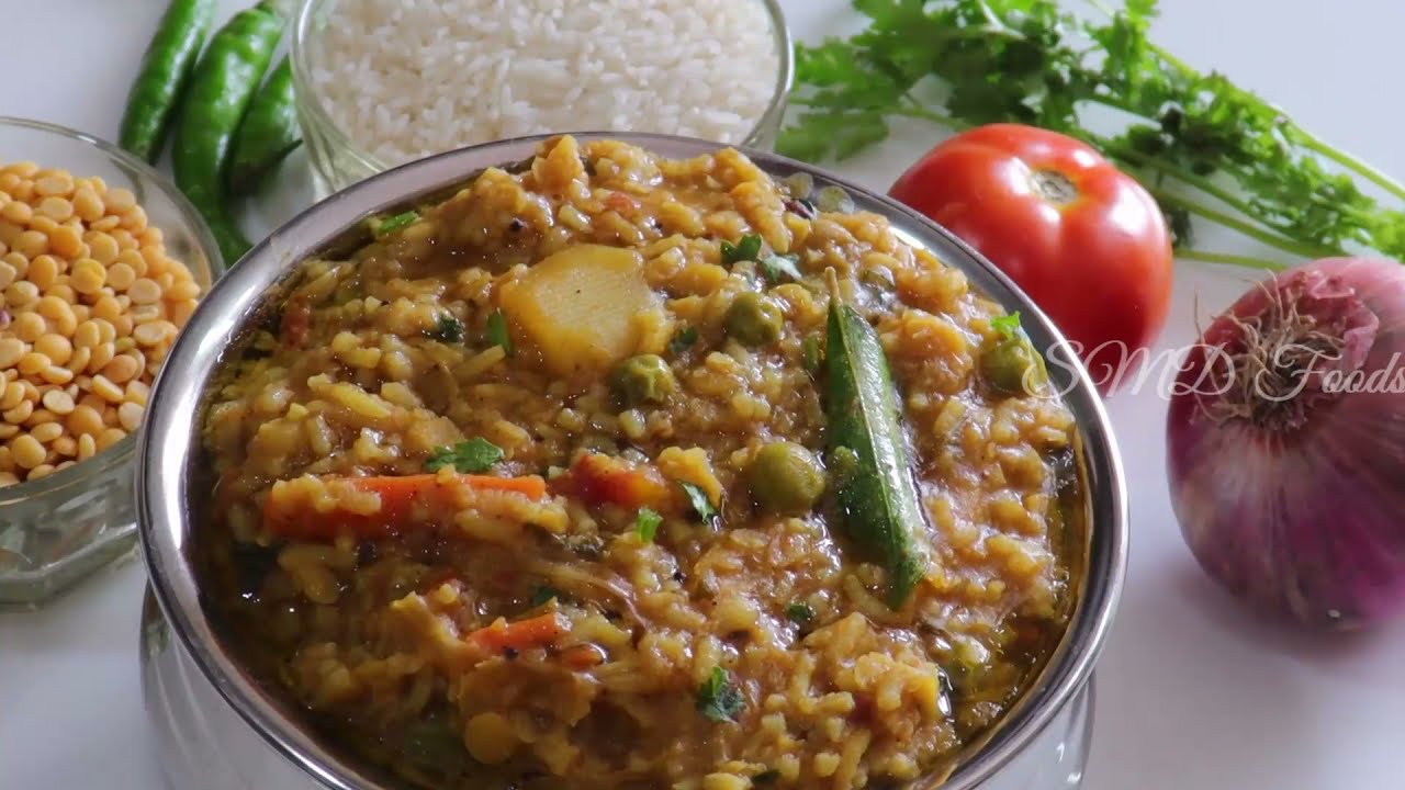 Quick Toor Dal Rice Recipe in Pressure Cooker for Lunch Box | Simple Dal Khichdi Recipe @smdfoods