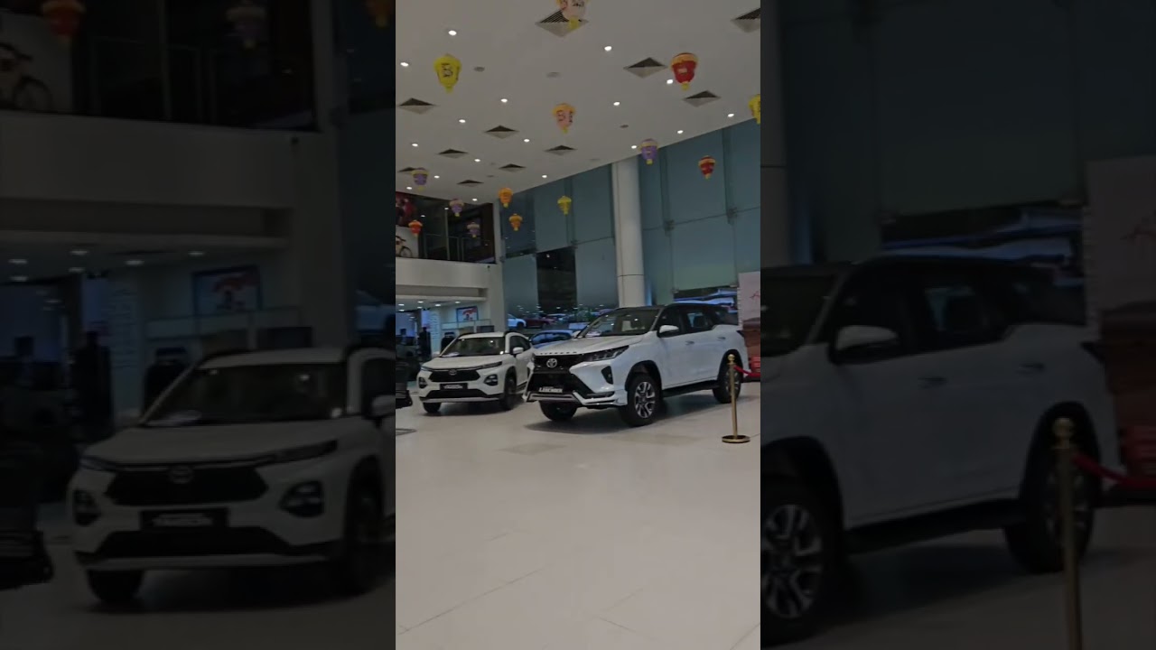 toyota showroom display✨✨  #shorts #carslover