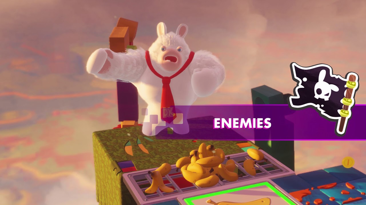 Mario + Rabbids: Kingdom Battle - Rabbid Kong Boss Battle (Direct-Feed Switch Footage)