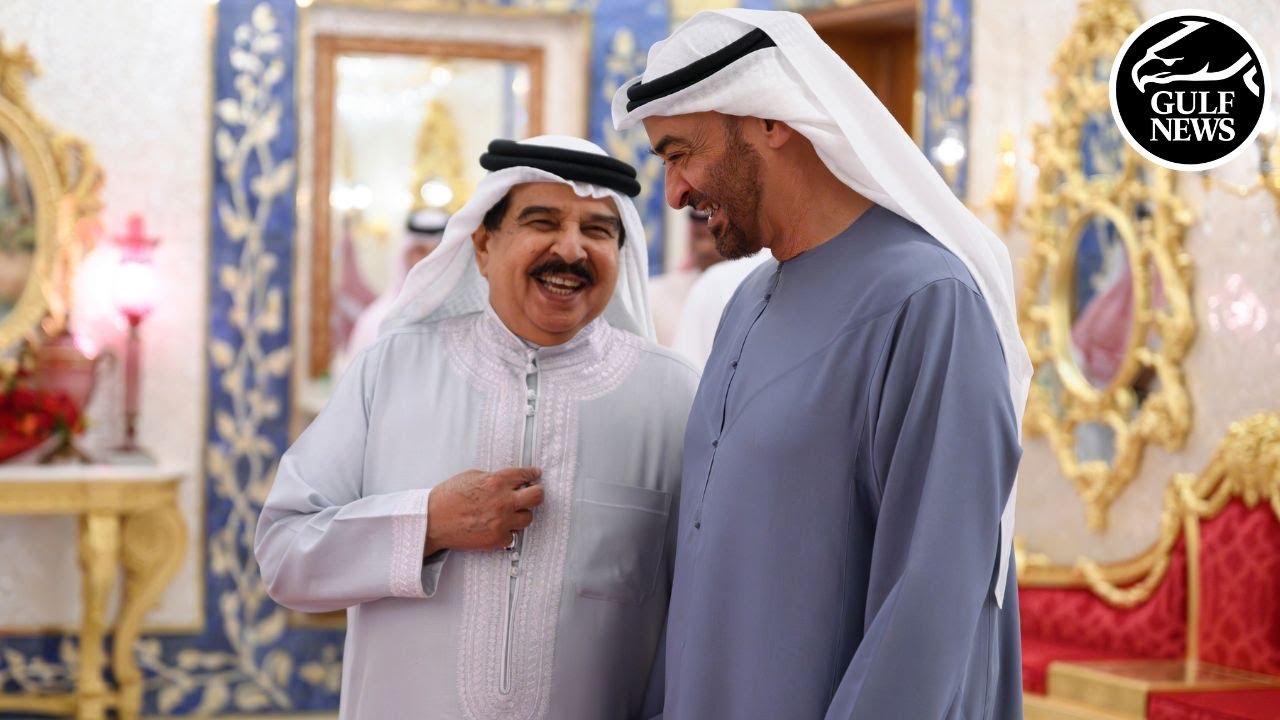 UAE President visits Bahrain's King at Abu Dhabi residence