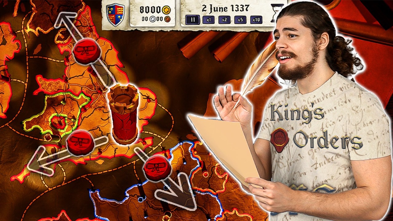 I have to run the nation with LETTERS? (King's Orders)